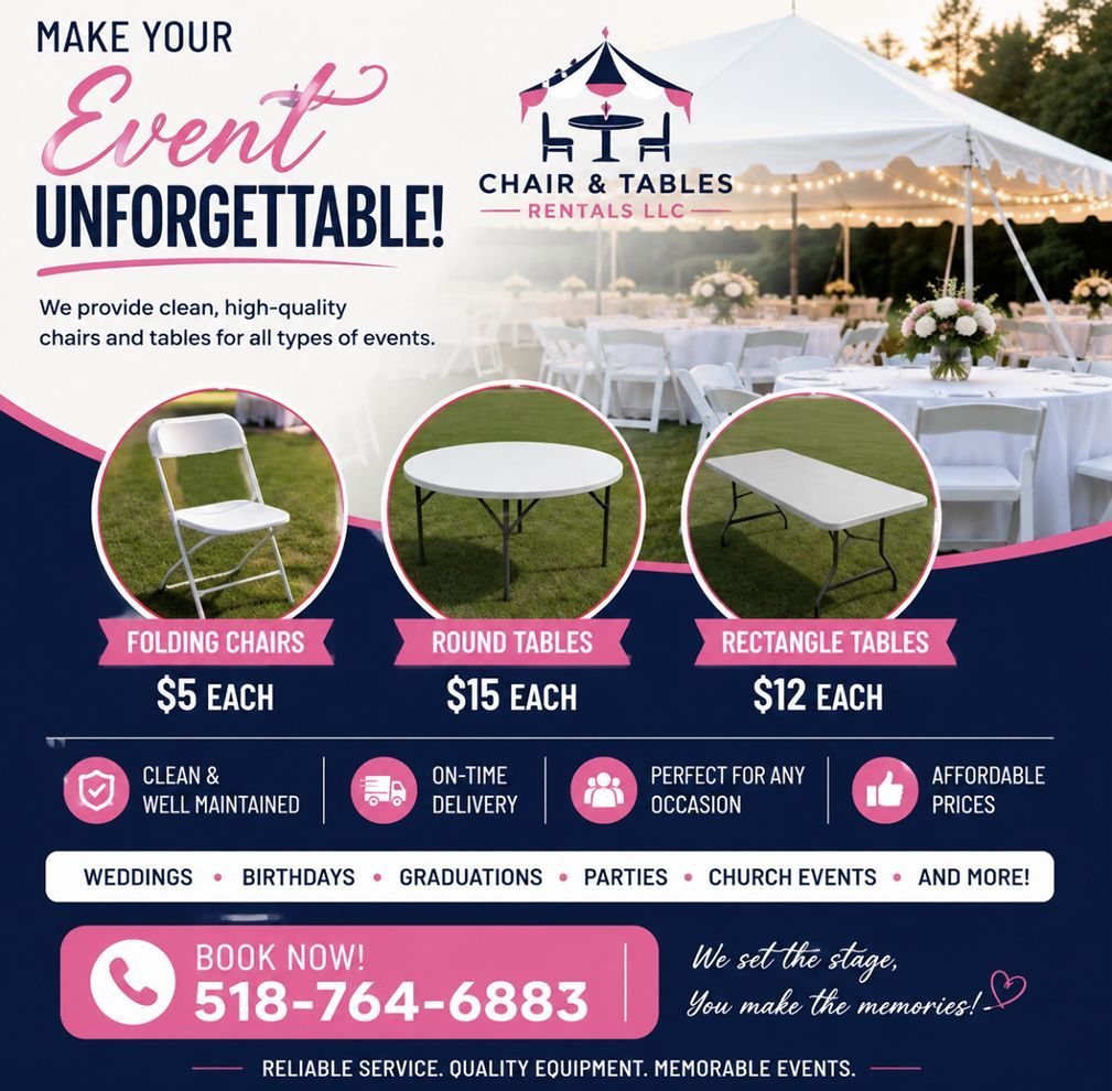 Chair and Table Rentals — photo