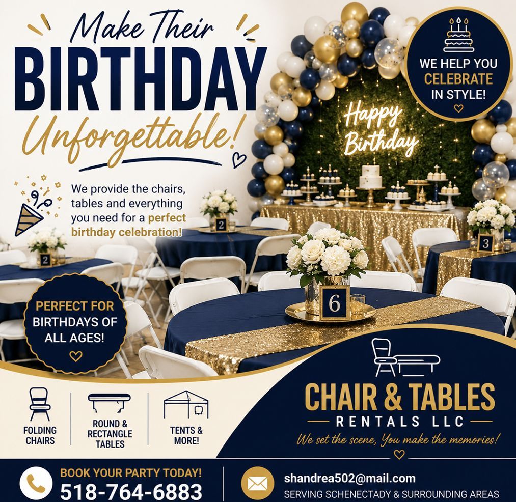 Chair and Table Rentals — photo