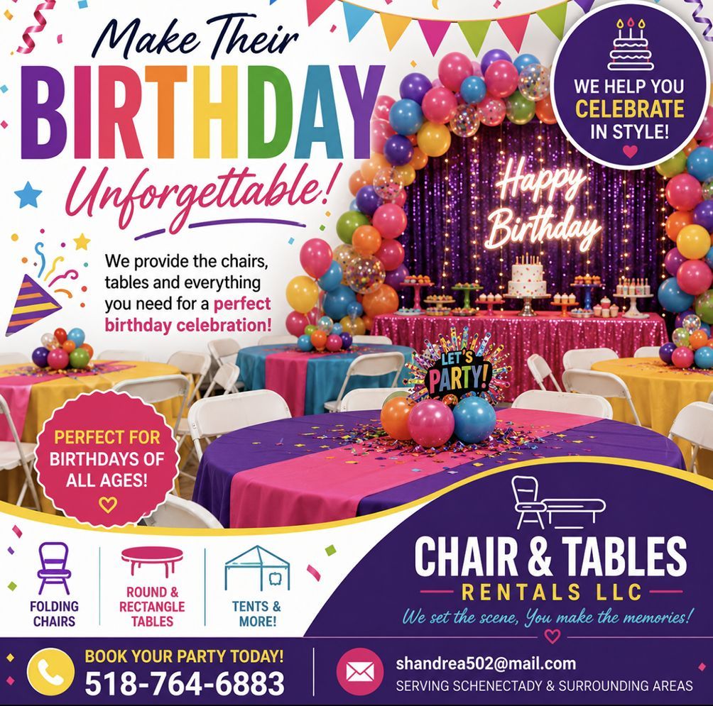 Chair and Table Rentals — photo
